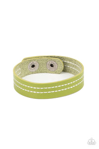 Paparazzi Accessories - Life Is Wander-ful - Green Snap Bracelet