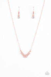 Paparazzi Accessories - Classically Classic - Copper Necklace