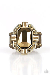 Paparazzi Accessories - Outta My Way - Brass Ring