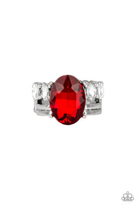 Paparazzi Accessories - Shine Bright Like A Diamond - Red Ring