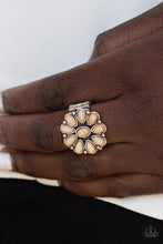 Load image into Gallery viewer, Paparazzi Accessories  - Stone Gardenia - Brown Ring
