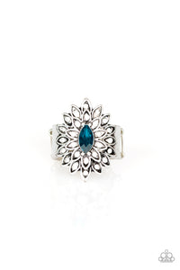 Paparazzi Accessories - Blooming Fireworks - Blue Ring