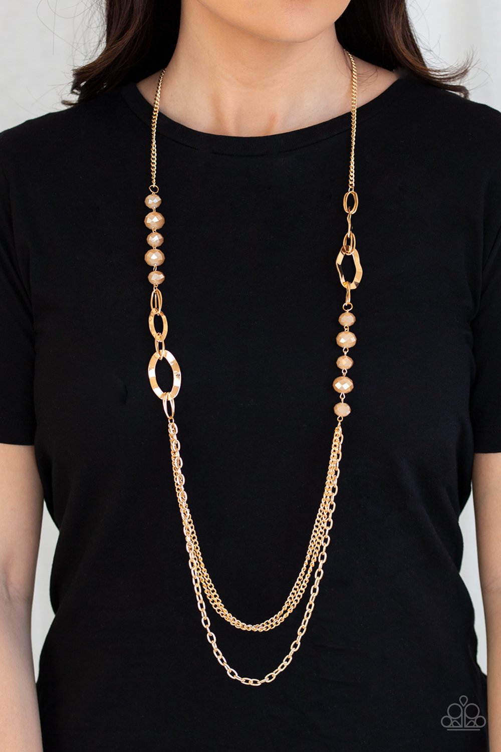 Paparazzi Accessories - Modern Girl Glam - Gold Necklace