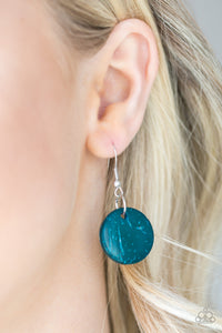 Paparazzi Accessories  - Pacific Paradise  - Turquoise  (Blue) Necklace