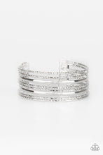 Load image into Gallery viewer, Paparazzi Accessories - Stack Shack - Silver Cuff Bracelet
