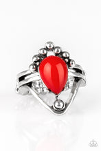 Load image into Gallery viewer, Paparazzi Accessories - The Bold And The Bead-iful - Red Ring
