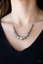 Load image into Gallery viewer, Paparazzi Accessories  - Crystal Carriages  - Silver (Gray) Necklace
