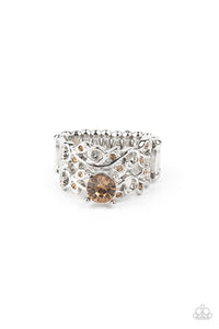 Paparazzi Accessories - Ebb And Glow - Brown Ring