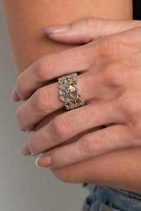 Paparazzi Accessories - Ebb And Glow - Brown Ring