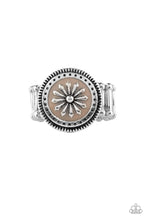 Load image into Gallery viewer, Paparazzi Accessories - Free Spirited Flower - Brown Ring

