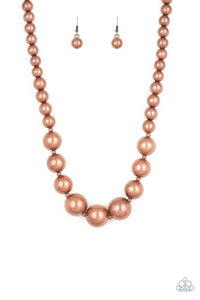 Paparazzi Accessories - Living Up To Reputation - Copper Necklace