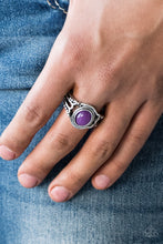 Load image into Gallery viewer, Paparazzi Accessories - Peacefully Peaceful - Purple Ring
