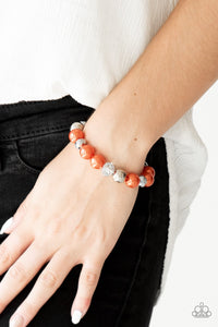 Paparazzi Accessories - Very VIP - Orange Bracelet