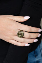 Load image into Gallery viewer, Paparazzi Accessories - Desert Sunflower - Brass Ring
