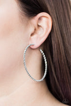 Load image into Gallery viewer, Paparazzi Accessories  - Keep It Chic - Silver Earrings
