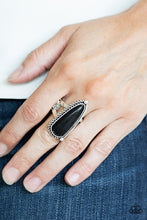 Load image into Gallery viewer, Paparazzi Accessories - Pioneer Plains - Black Ring
