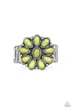 Load image into Gallery viewer, Paparazzi Accessories  - Stone Gardenia - Green Ring

