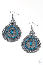 Load image into Gallery viewer, Paparazzi Accessories  - Carnival Courtesan - Blue Earrings
