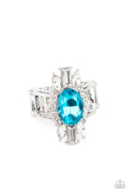 Load image into Gallery viewer, Paparazzi Accessories - Icy Icon - Blue Ring
