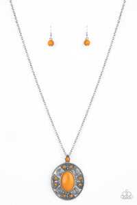 Paparazzi Accessories  - Sunset Sensation  - Orange Necklace