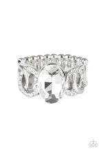 Load image into Gallery viewer, Paparazzi Accessories  - Supreme Bling - White  ( Bling) Ring
