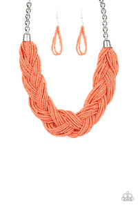 Paparazzi Accessories - The Great Outback - Orange Necklace