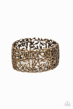 Load image into Gallery viewer, Paparazzi Accessories - Verdantly Vintage - Brass Bracelet
