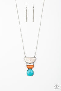 Paparazzi Accessories - Desert Mason - Multi (Turquoise) Necklace