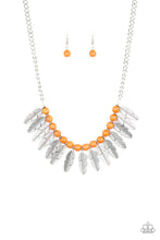 Load image into Gallery viewer, Paparazzi Accessories - Desert Plumes - Orange Necklace
