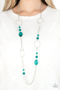 Paparazzi Accessories - Very Visionary - Green Necklace
