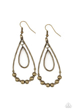 Load image into Gallery viewer, Paparazzi Accessories - Artisinal Applique - Brass Earrings
