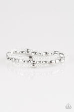 Load image into Gallery viewer, Paparazzi Accessories  - Hello Beautiful  - White (Silver) Bracelet
