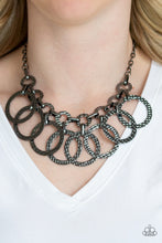 Load image into Gallery viewer, Paparazzi Accessories - Jammin Jungle - Black (Gunmetal) Necklace
