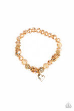 Load image into Gallery viewer, Paparazzi Accessories  - Right On Romance - Gold Bracelet
