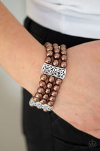 Load image into Gallery viewer, Paparazzi Accessories - Ritzy Ritz - Brown Bracelet
