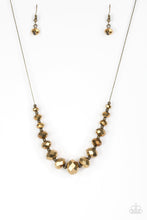 Load image into Gallery viewer, Paparazzi Accessories - Crystal Carriages - Brass Necklace
