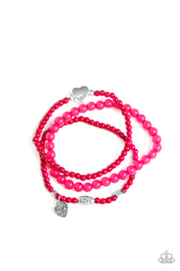 Paparazzi Accessories - Really Romantic - Pink Bracelet