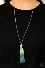 Load image into Gallery viewer, Paparazzi Accessories - Totally Tasseled  Green Necklace
