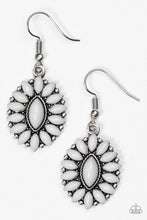Load image into Gallery viewer, Paparazzi Accessories - Spring Tea Parties - Silver (Gray) Earrings
