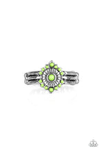Load image into Gallery viewer, Paparazzi Accessories  - Rainbow Rivera - Green Ring
