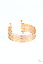 Load image into Gallery viewer, Paparazzi Accessories - Sleek Shimmer - Gold Bracelet
