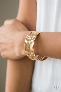 Paparazzi Accessories - Sleek Shimmer - Gold Bracelet