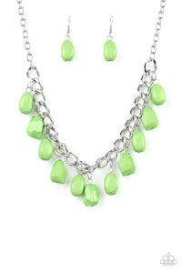 Paparazzi Accessories  - Take The Color Wheel - Green Necklace