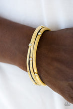 Load image into Gallery viewer, Paparazzi Accessories - Drop A Shine - Yellow Bracelet
