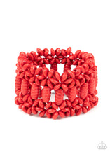 Load image into Gallery viewer, Paparazzi Accessories - Fiji Flavor - Red Bracelet

