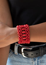 Load image into Gallery viewer, Paparazzi Accessories - Fiji Flavor - Red Bracelet
