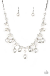 Paparazzi Accessories - Soon To Be Mrs - White (Pearls) Necklace