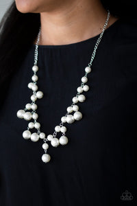 Paparazzi Accessories - Soon To Be Mrs - White (Pearls) Necklace