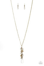 Load image into Gallery viewer, Paparazzi Accessories - Teardrop Serenity - Brass Necklace
