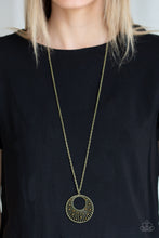 Load image into Gallery viewer, Paparazzi Accessories  - Urban Illumination- Brass Necklace
